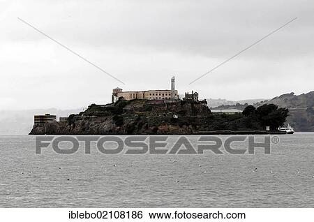 Stock Photograph - Alcatraz, former prison, San Francisco, California, USA, North America. Fotosearch