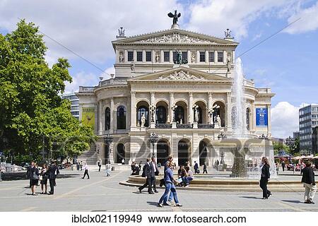 Alte Oper opera house on Opernplatz square, Frankfurt am Main, Hesse, Germany, Europe View Large Photo Image Stock Photo - Alte Oper opera house on Opernplatz square, Frankfurt am Main, Hesse, Germany, Europe. Fotosearch