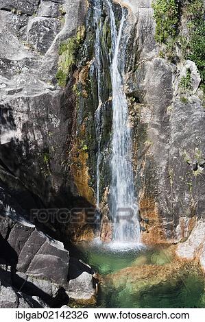 Arado waterfall and pool, Peneda Geres National Park, Minho province, Portugal, Europe View Large Photo Image Stock Photograph - Arado waterfall and pool, Peneda Geres National Park, Minho province, Portugal, Europe. Fotosearch
