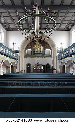 Art Nouveau church, architect Theodor Fischer, Gaggstadt near Kirchberg an der Jagst, Hohenlohe, Baden-Wuerttemberg, Germany, Europe View Large Photo Image Stock Image - Art Nouveau church, architect Theodor Fischer, Gaggstadt near Kirchberg an der Jagst, Hohenlohe, Baden-Wuerttemberg, Germany, Europe. Fotosearch