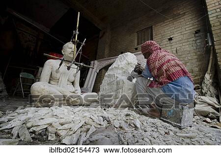 Artist working on a duplicate of a statue in the streets of Kolkata, West Bengal, India, Asia View Large Photo Image Stock Image - Artist working on a duplicate of a statue in the streets of Kolkata, West Bengal, India, Asia. Fotosearch