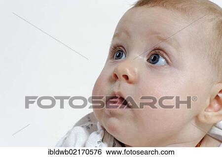Stock Photograph - Baby, 6 month. Fotosearch