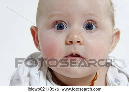 Stock Photography - Baby, 6 month. Fotosearch