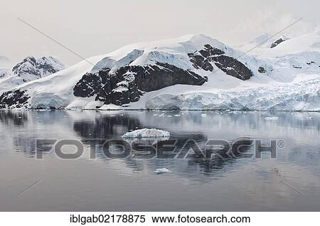 Stock Photography - Bahia Paraiso, Paradise Bay, Antarctic Peninsula, Antarctica. Fotosearch