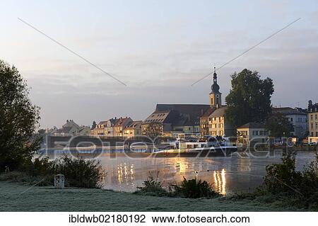Banks of the Main river with the Catholic Church of St. John, Kitzingen, Lower Franconia, Franconia, Bavaria, Germany, Europe View Large Photo Image Stock Image - Banks of the Main river with the Catholic Church of St. John, Kitzingen, Lower Franconia, Franconia, Bavaria, Germany, Europe. Fotosearch
