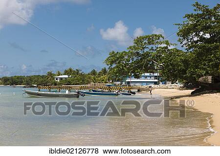 Beach on Little Corn Island, Caribbean Sea, Nicaragua, North America View Large Photo Image Stock Photo - Beach on Little Corn Island, Caribbean Sea, Nicaragua, North America. Fotosearch
