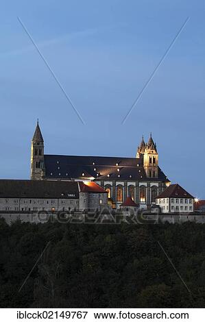 Benedictine Monastery of Comburg, Grosscomburg, Steinbach near Schwaebisch Hall, Baden-Wuerttemberg, Germany, Europe, PublicGround, Europe View Large Photo Image Stock Photo - Benedictine Monastery of Comburg, Grosscomburg, Steinbach near Schwaebisch Hall, Baden-Wuerttemberg, Germany, Europe, PublicGround, Europe. Fotosearch