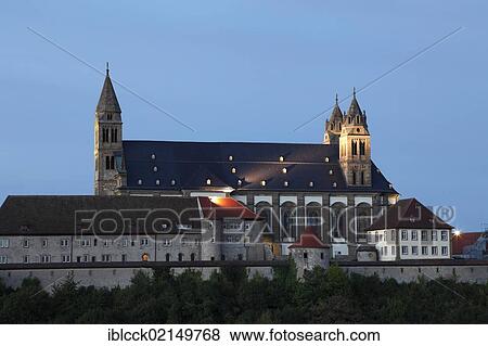 Benedictine Monastery of Comburg, Grosscomburg, Steinbach near Schwaebisch Hall, Baden-Wuerttemberg, Germany, Europe, PublicGround, Europe View Large Photo Image Stock Photo - Benedictine Monastery of Comburg, Grosscomburg, Steinbach near Schwaebisch Hall, Baden-Wuerttemberg, Germany, Europe, PublicGround, Europe. Fotosearch
