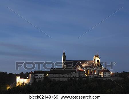 Benedictine Monastery of Comburg, Grosscomburg, Steinbach near Schwaebisch Hall, Baden-Wuerttemberg, Germany, Europe, PublicGround, Europe View Large Photo Image Stock Photo - Benedictine Monastery of Comburg, Grosscomburg, Steinbach near Schwaebisch Hall, Baden-Wuerttemberg, Germany, Europe, PublicGround, Europe. Fotosearch