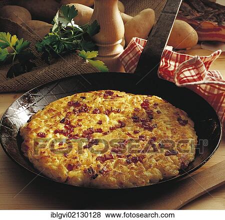 Bern Roesti with bacon, classic Swiss supplement, Switzerland, Europe View Large Photo Image Stock Photo - Bern Roesti with bacon, classic Swiss supplement, Switzerland, Europe. Fotosearch