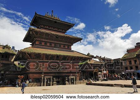 Bhairavnath temple, Taumadhi Square, Bhaktapur, Kathmandu Valley, Nepal, Asia View Large Photo Image Picture - Bhairavnath temple, Taumadhi Square, Bhaktapur, Kathmandu Valley, Nepal, Asia. Fotosearch