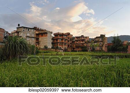 Stock Photo - Bhaktapur, Kathmandu Valley, Nepal, Asia. Fotosearch