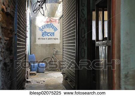 Bike in front of wall with Nepali lettering, Kathmandu, Nepal, Asia View Large Photo Image Stock Photography - Bike in front of wall with Nepali lettering, Kathmandu, Nepal, Asia. Fotosearch