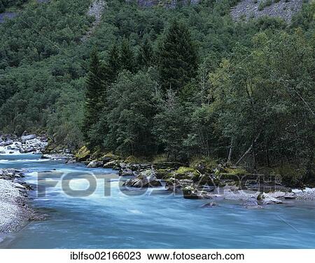 Blue glacial water from the Jostedalsbreen, Jostedal Glacier in Jostedalen, Jostedal Valley, Sogn og Fjordane, Norway, Scandinavia, Europe View Large Photo Image Stock Image - Blue glacial water from the Jostedalsbreen, Jostedal Glacier in Jostedalen, Jostedal Valley, Sogn og Fjordane, Norway, Scandinavia, Europe. Fotosearch
