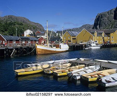 Boats in the harbour of Nusfjord, Flakstadøya Island, Lofoten Islands, Norway, Scandinavia, Europe View Large Photo Image Stock Photo - Boats in the harbour of Nusfjord, Flakstadøya Island, Lofoten Islands, Norway, Scandinavia, Europe. Fotosearch