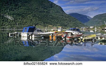 Boats on Lustrafjorden, Sogn og Fjordane, Norway, Scandinavia, Europe View Large Photo Image Picture - Boats on Lustrafjorden, Sogn og Fjordane, Norway, Scandinavia, Europe. Fotosearch