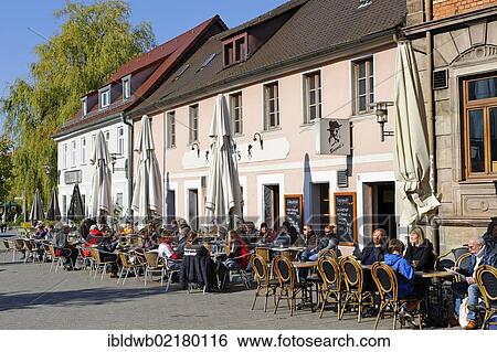 Stock Photograph - Bogart's tavern, Gueterhallenstrasse street, Erlangen, Middle Franconia, Franconia, Bavaria, Germany, Europe. Fotosearch