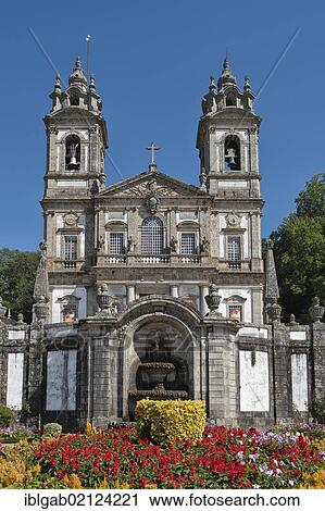Stock Image - Bom Jesus do Monte Sanctuary, Braga, Minho, Portugal, Europe. Fotosearch