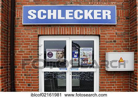 Stock Image - Branch of the drugstore chain Schlecker in Hamburg, Germany, Europe. Fotosearch