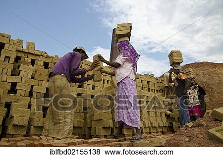 Brick factory where the heavy work is mainly done by children and women, Jorhat area, Assam, India, Asia View Large Photo Image Stock Photo - Brick factory where the heavy work is mainly done by children and women, Jorhat area, Assam, India, Asia. Fotosearch