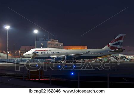 British Airways Boeing 747-436 at the CargoCity North Terminal of Frankfurt Airport at Night, Frankfurt, Hesse, Germany, Europe, PublicGround, Europe View Large Photo Image Stock Photograph - British Airways Boeing 747-436 at the CargoCity North Terminal of Frankfurt Airport at Night, Frankfurt, Hesse, Germany, Europe, PublicGround, Europe. Fotosearch