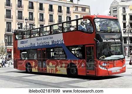 Bus turistico Madrid, tourist bus, Madrid, Spain, Europe View Large Photo Image Stock Photo - Bus turistico Madrid, tourist bus, Madrid, Spain, Europe. Fotosearch