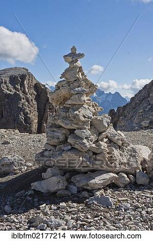 Cairn, Sass Pordoi Mountain, 2925 m, Sella Group, Dolomites, Italy, Europe View Large Photo Image Picture - Cairn, Sass Pordoi Mountain, 2925 m, Sella Group, Dolomites, Italy, Europe. Fotosearch
