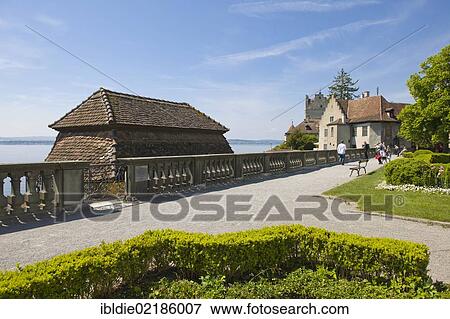 Castle, Altes Schloss Castle above the lake, Meersburg, Lake Constance, Baden-Wuerttemberg, southern Germany, Germany, Europe, PublicGround, Europe View Large Photo Image Stock Photo - Castle, Altes Schloss Castle above the lake, Meersburg, Lake Constance, Baden-Wuerttemberg, southern Germany, Germany, Europe, PublicGround, Europe. Fotosearch