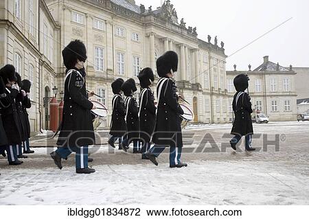 Changing of the Guard, Amalienborg Palace, Copenhagen, Denmark, Europe View Large Photo Image Stock Image - Changing of the Guard, Amalienborg Palace, Copenhagen, Denmark, Europe. Fotosearch