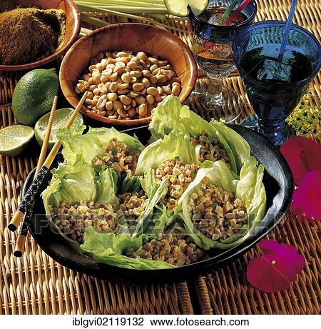 Chicken in a lemongrass marinade, cold starter, Thailand, Asia View Large Photo Image Stock Image - Chicken in a lemongrass marinade, cold starter, Thailand, Asia. Fotosearch