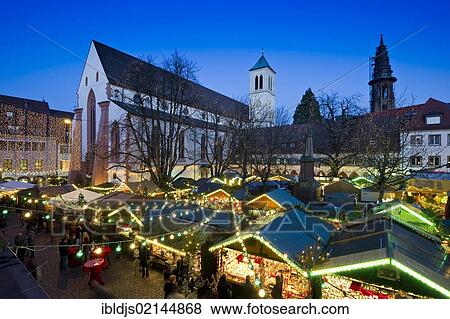 Christmas market, Freiburg im Breisgau, Baden-Wuerttemberg, Germany, Europe View Large Photo Image Stock Photo - Christmas market, Freiburg im Breisgau, Baden-Wuerttemberg, Germany, Europe. Fotosearch