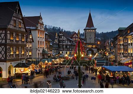 Christmas market, Gengenbach, Baden-Wuerttemberg, Germany, Europe View Large Photo Image Stock Image - Christmas market, Gengenbach, Baden-Wuerttemberg, Germany, Europe. Fotosearch