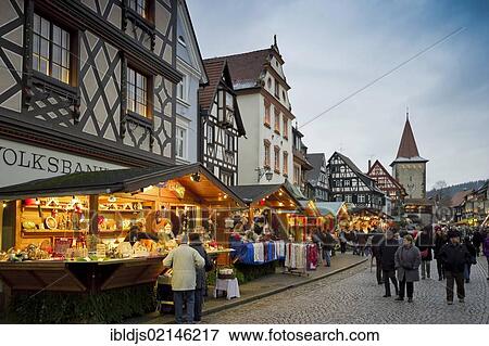 Christmas market, Gengenbach, Baden-Wuerttemberg, Germany, Europe View Large Photo Image Stock Photo - Christmas market, Gengenbach, Baden-Wuerttemberg, Germany, Europe. Fotosearch