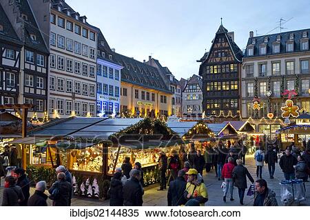 Christmas market in Colmar, Alsace, France, Europe View Large Photo Image Stock Photography - Christmas market in Colmar, Alsace, France, Europe. Fotosearch