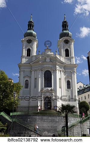 Church of St Maria Magdalena, Karlovy Vary, also Karlsbad or Carlsbad, Western Bohemia, Czech Republic, Europe View Large Photo Image Stock Image - Church of St Maria Magdalena, Karlovy Vary, also Karlsbad or Carlsbad, Western Bohemia, Czech Republic, Europe. Fotosearch