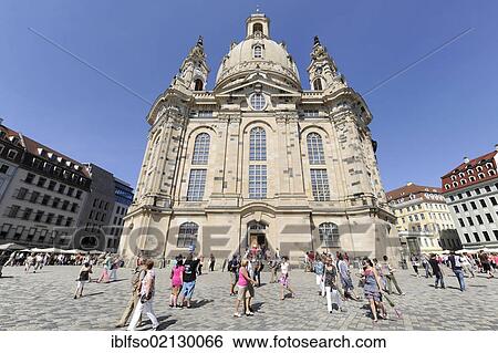 City Festival in Dresden, Church of Our Lady on Neumarkt square, Saxony, Germany, Europe View Large Photo Image Stock Photograph - City Festival in Dresden, Church of Our Lady on Neumarkt square, Saxony, Germany, Europe. Fotosearch