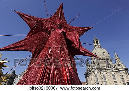 City Festival in Dresden, large red star-shaped figure in front of the Church of Our Lady on Neumarkt square, Saxony, Germany, Europe View Large Photo Image Stock Photo - City Festival in Dresden, large red star-shaped figure in front of the Church of Our Lady on Neumarkt square, Saxony, Germany, Europe. Fotosearch