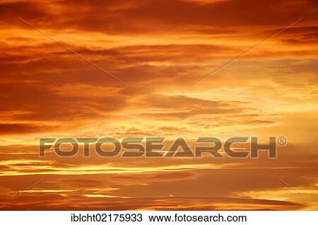 Cloudy sky at dawn, North Rhine-Westphalia, Germany, Europe View Large Photo Image Stock Image - Cloudy sky at dawn, North Rhine-Westphalia, Germany, Europe. Fotosearch
