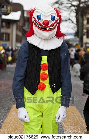 Clown, 35th Motteri-Umzug parade in Malters, Lucerne, Switzerland, Europe View Large Photo Image Stock Photo - Clown, 35th Motteri-Umzug parade in Malters, Lucerne, Switzerland, Europe. Fotosearch