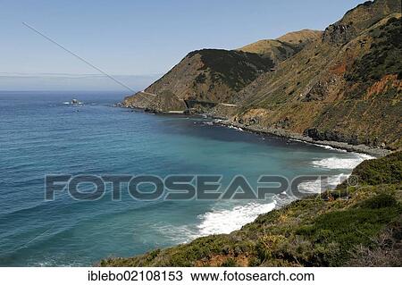 Coast of Big Sur, Pacific Ocean, California, USA, North America View Large Photo Image Stock Image - Coast of Big Sur, Pacific Ocean, California, USA, North America. Fotosearch