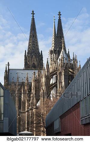 Stock Photo - Cologne Cathedral, Unesco World Heritage Site, Cologne, North Rhine-Westphalia, Germany, Europe. Fotosearch