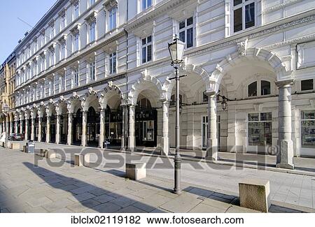 Colonnades, Neustadt district, Hamburg, Germany, Europe View Large Photo Image Stock Image - Colonnades, Neustadt district, Hamburg, Germany, Europe. Fotosearch