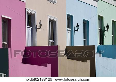 Colourful houses, Bo-Kaap district, Cape Town, Western Cape, South Africa, Africa View Large Photo Image Stock Photography - Colourful houses, Bo-Kaap district, Cape Town, Western Cape, South Africa, Africa. Fotosearch