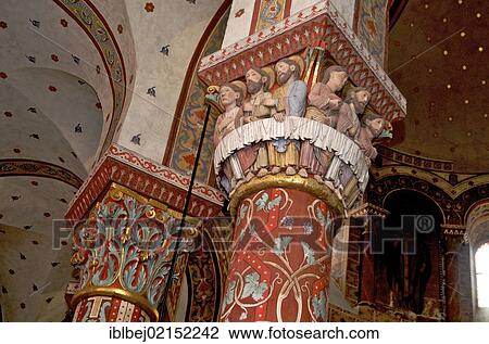 Columns of the Romanesque church of St Austremoine, Issoire, Auvergne, France, Europe View Large Photo Image Stock Image - Columns of the Romanesque church of St Austremoine, Issoire, Auvergne, France, Europe. Fotosearch