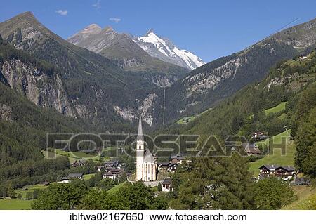 Community of Heiligenblut with the pilgrimage church of St. Vinzenz, Carinthia, Austria, Europe View Large Photo Image Stock Image - Community of Heiligenblut with the pilgrimage church of St. Vinzenz, Carinthia, Austria, Europe. Fotosearch