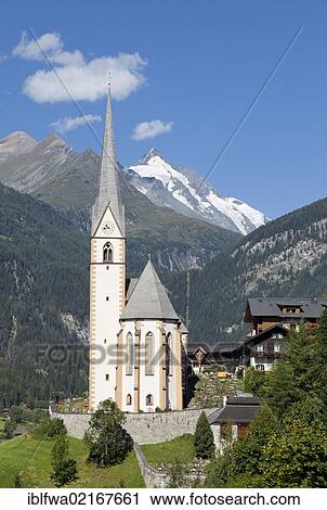Community of Heiligenblut with the pilgrimage church of St. Vinzenz, Carinthia, Austria, Europe View Large Photo Image Stock Image - Community of Heiligenblut with the pilgrimage church of St. Vinzenz, Carinthia, Austria, Europe. Fotosearch