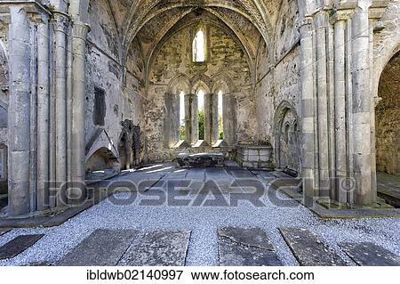 Corcomroe Abbey, Burren, County Clare, Ireland, Europe View Large Photo Image Stock Photo - Corcomroe Abbey, Burren, County Clare, Ireland, Europe. Fotosearch