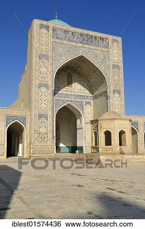 Courtyard of Kalan, Kalyan, Kalon Mosque, Bukhara, Buchara, Silk Road, Unesco World Heritage Site, Uzbekistan, Central Asia, Asia View Large Photo Image Stock Photograph - Courtyard of Kalan, Kalyan, Kalon Mosque, Bukhara, Buchara, Silk Road, Unesco World Heritage Site, Uzbekistan, Central Asia, Asia. Fotosearch