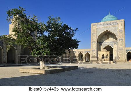 Courtyard of Kalan, Kalyan, Kalon Mosque, Bukhara, Buchara, Silk Road, Unesco World Heritage Site, Uzbekistan, Central Asia, Asia View Large Photo Image Stock Photography - Courtyard of Kalan, Kalyan, Kalon Mosque, Bukhara, Buchara, Silk Road, Unesco World Heritage Site, Uzbekistan, Central Asia, Asia. Fotosearch