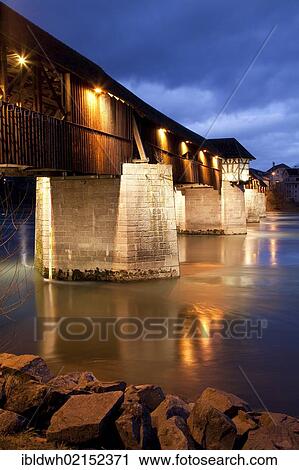 Covered wooden bridge crossing the Rhine River, Bad Saeckingen, Waldshut district, Upper Rhine, Black Forest, Baden-Wuerttemberg, Germany, Europe, PublicGround, Europe View Large Photo Image Stock Image - Covered wooden bridge crossing the Rhine River, Bad Saeckingen, Waldshut district, Upper Rhine, Black Forest, Baden-Wuerttemberg, Germany, Europe, PublicGround, Europe. Fotosearch